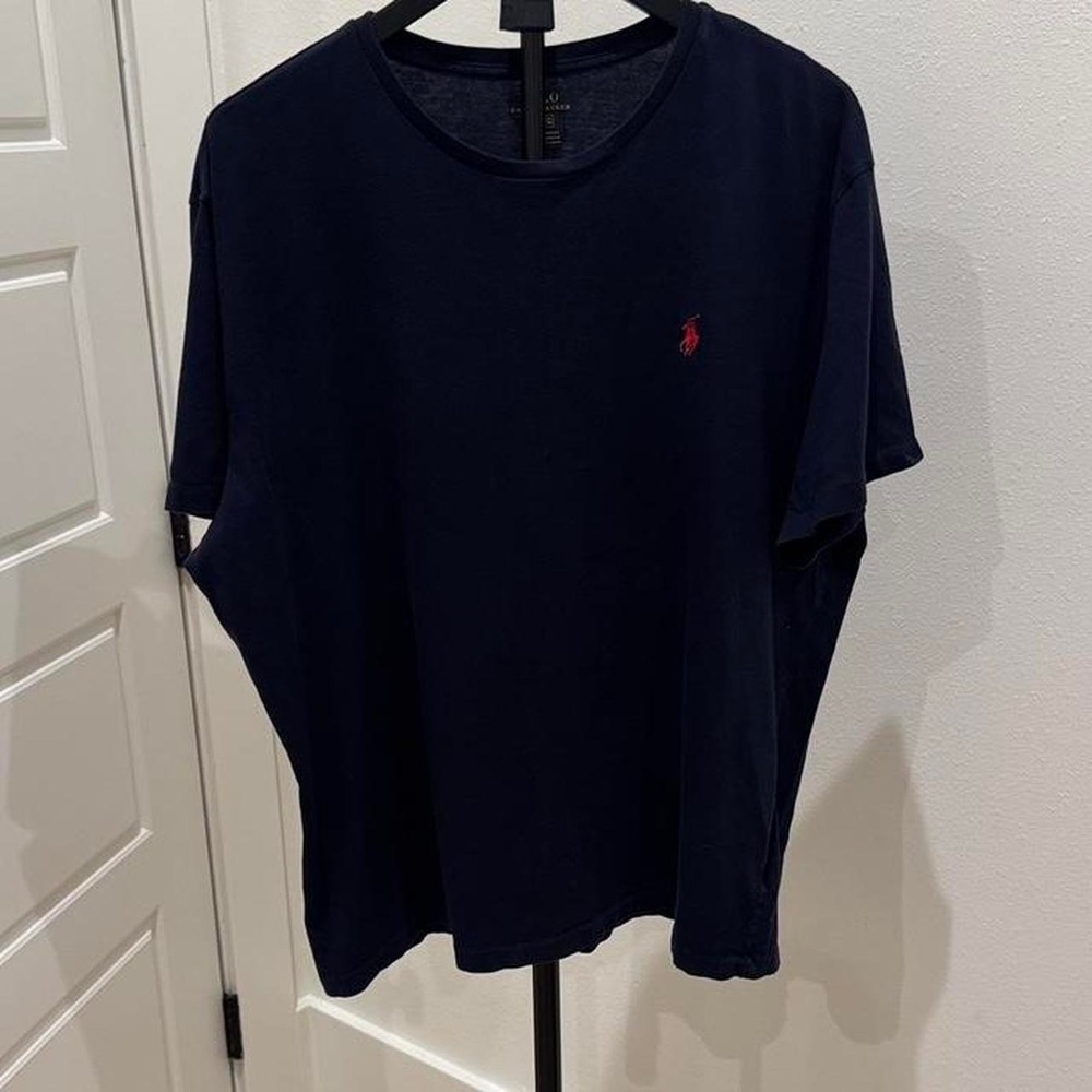 Polo Ralph Lauren black T-shirt with‎ red logo